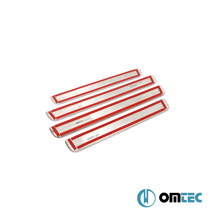 Kapı Eşiği 4 Prç. Paslanmaz Çelik - Kia Carens - SW RP - (2012 - 2022)