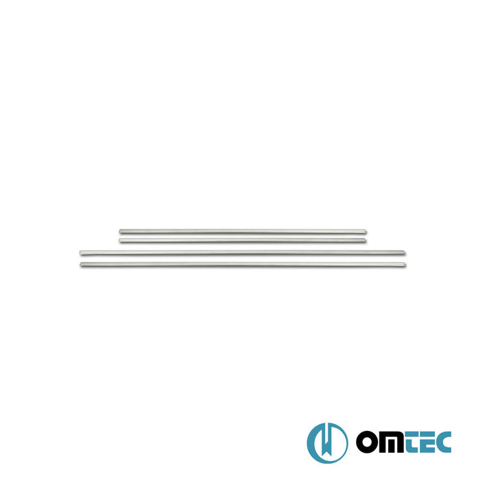 Cam Çıtası 4 Prç. Paslanmaz Çelik - Renault Scenic - MPV III FL - (2013 - 2015)