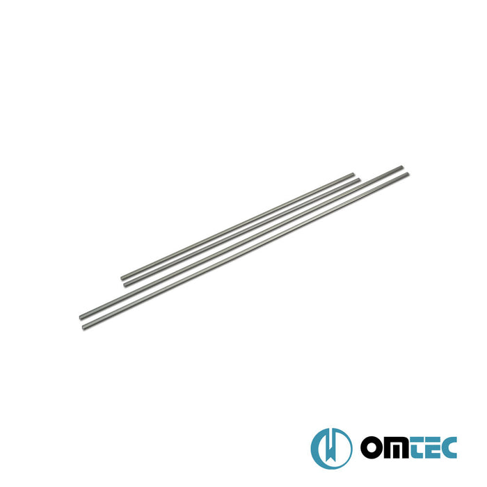 Cam Çıtası 4 Prç. Paslanmaz Çelik - Renault Scenic - MPV III FL - (2013 - 2015)