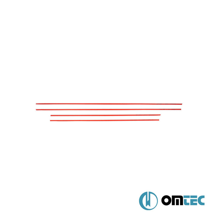 Cam Çıtası 4 Prç. Paslanmaz Çelik - Renault Scenic - MPV III FL - (2013 - 2015)