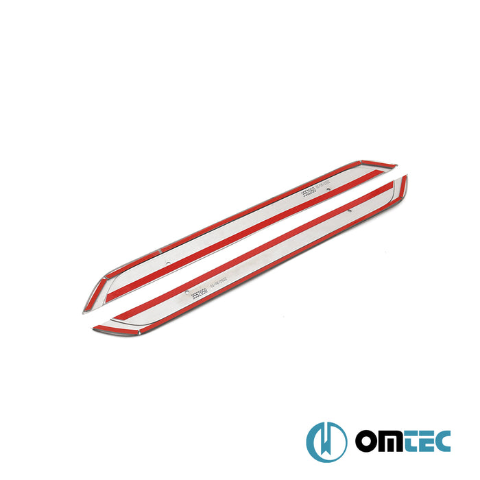 Kapı Eşiği 2 Prç. Paslanmaz Çelik - Seat Ibiza - HB 5D 6F - (2017 - )