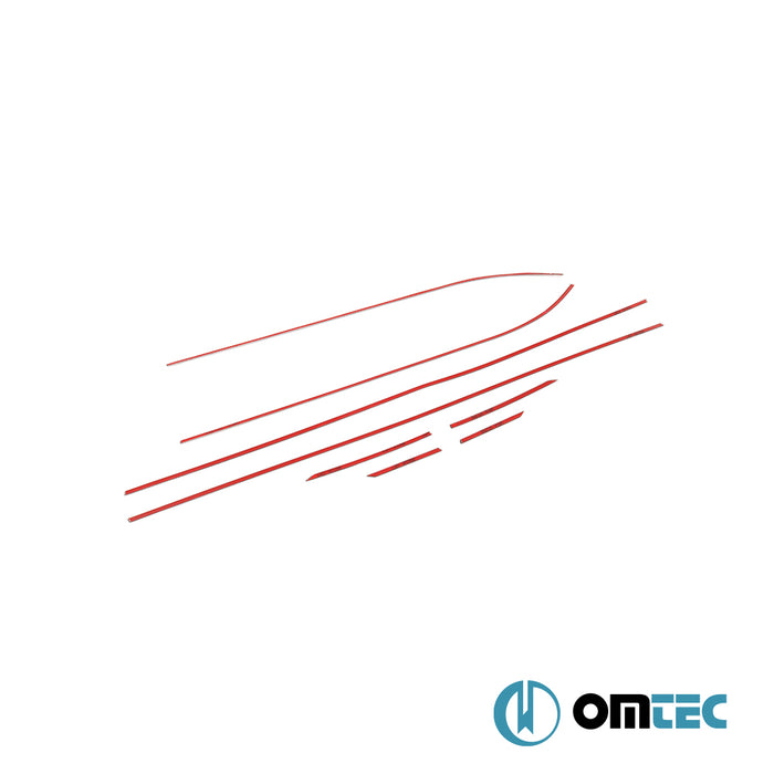 Cam Çıtası 8 prç. - Seat Leon - HB 5D 5F 1. VE 2. MAKYAJ - (2012 - 2017)