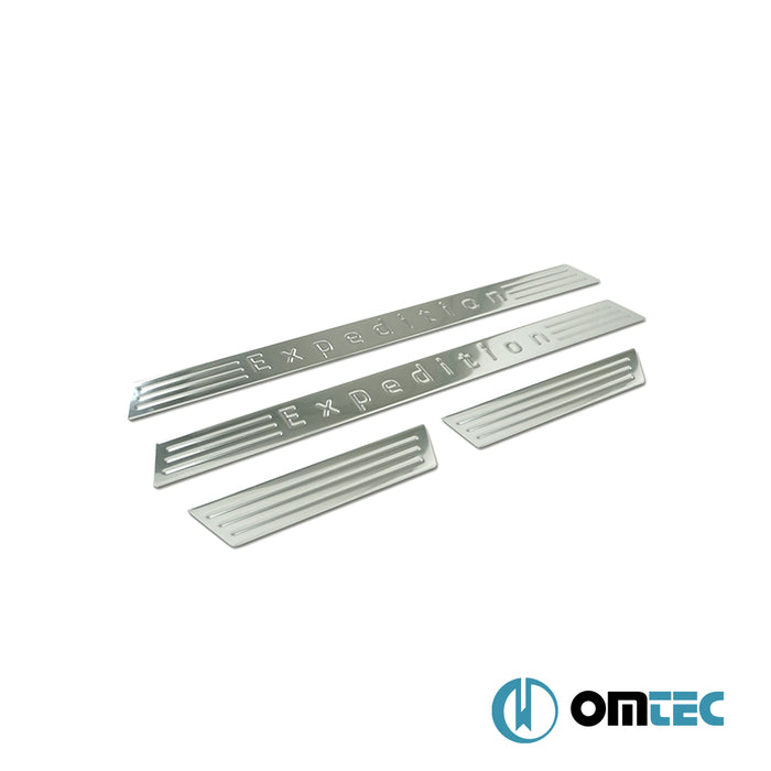 Kapı Eşiği (Expedition) 4 Prç. Paslanmaz Çelik - Skoda Citigo - HB 5D I - (2011 - 2020)