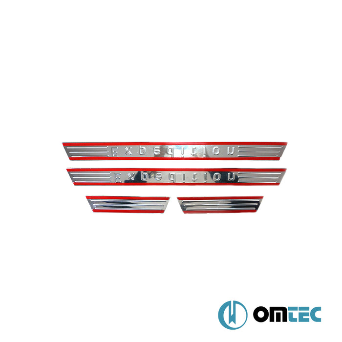 Kapı Eşiği (Expedition) 4 Prç. Paslanmaz Çelik - Skoda Citigo - HB 5D I - (2011 - 2020)