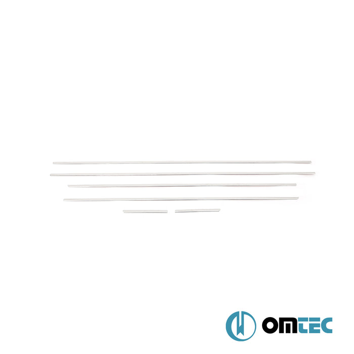 Cam Çıtası 6 Prç. Paslanmaz Çelik - Subaru Forester - SUV SJ - (2013 - 2019)