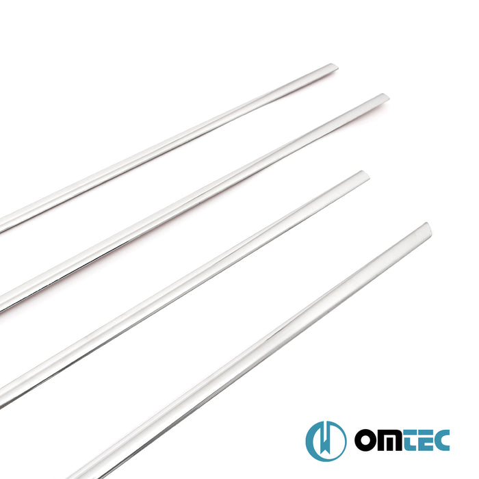 Cam Çıtası 6 Prç. Paslanmaz Çelik - Subaru Forester - SUV SJ - (2013 - 2019)