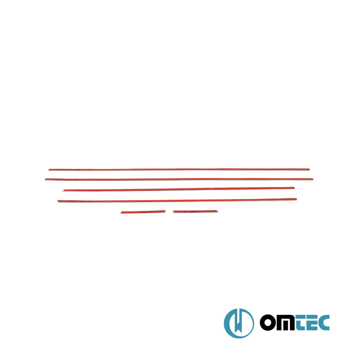 Cam Çıtası 6 Prç. Paslanmaz Çelik - Subaru Forester - SUV SJ - (2013 - 2019)