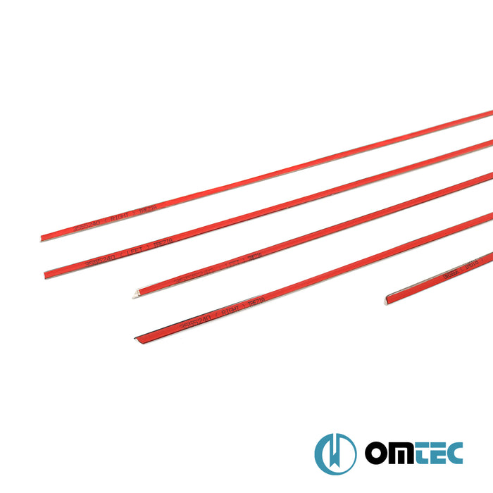 Cam Çıtası 6 Prç. Paslanmaz Çelik - Subaru Forester - SUV SJ - (2013 - 2019)