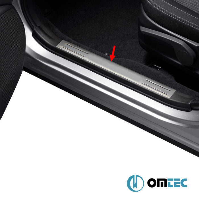 Kapı Eşiği 2 Prç. Paslanmaz Çelik - Subaru Forester - SUV SJ - (2013 - 2019)