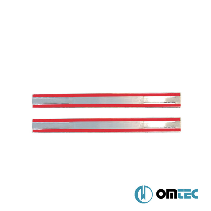 Kapı Eşiği 2 Prç. Paslanmaz Çelik - Subaru Forester - SUV SJ - (2013 - 2019)