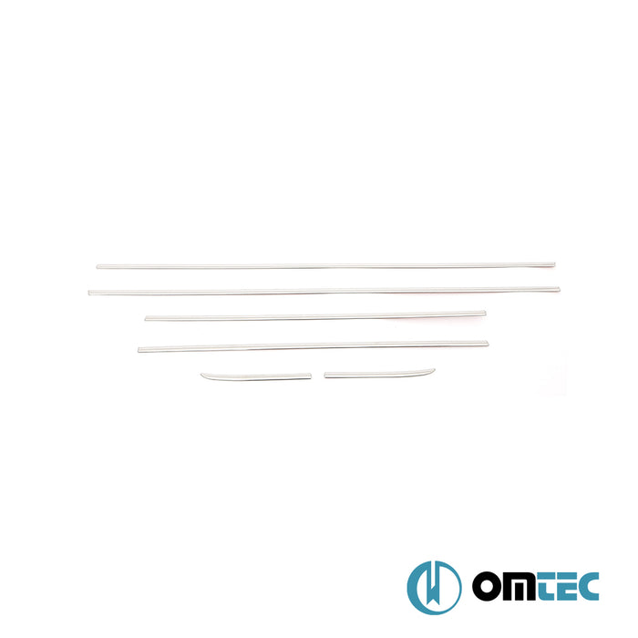 Cam Çıtası 6 Prç. Paslanmaz Çelik - Suzuki Celerio - HB 5D FE - (2014 - )