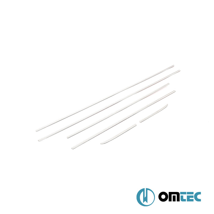 Cam Çıtası 6 Prç. Paslanmaz Çelik - Suzuki Celerio - HB 5D FE - (2014 - )