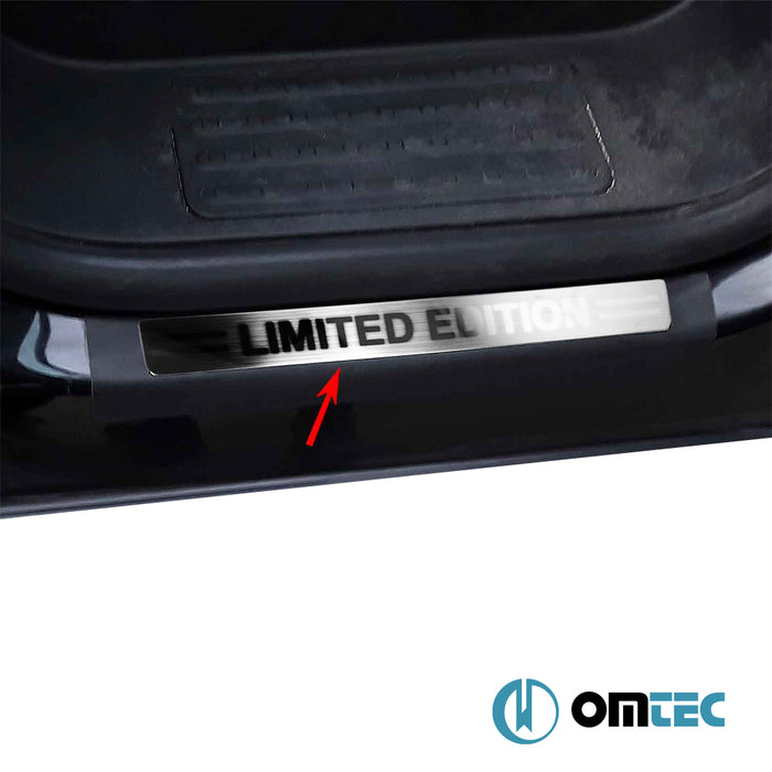 Kapı Eşiği 2 Prç. Paslanmaz Çelik (Edition) - Volkswagen T5 Transporter - VAN T5 FL - (2010 - 2015)