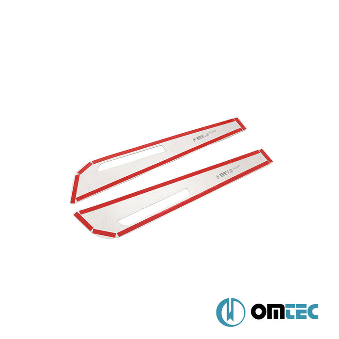 Kapı Eşiği 2 Prç. Paslanmaz Çelik - Volkswagen T6 Transporter - VAN T6 - (2015 - 2024)