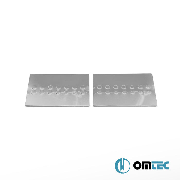 Norm Kapı Eşiği 2 Prç. Paslanmaz Çelik (Parlak) - Iveco Daily - VAN III - (2014 - )