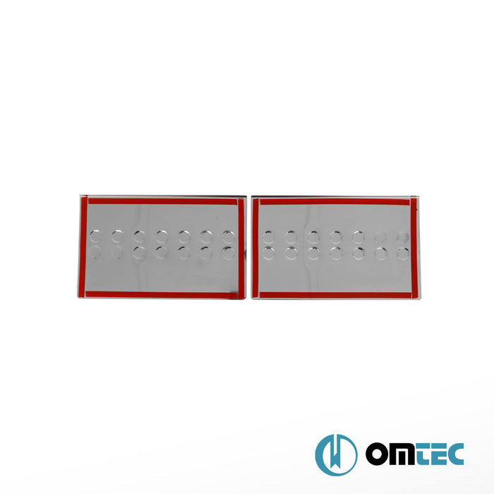 Norm Kapı Eşiği 2 Prç. Paslanmaz Çelik (Parlak) - Iveco Daily - VAN III - (2014 - )