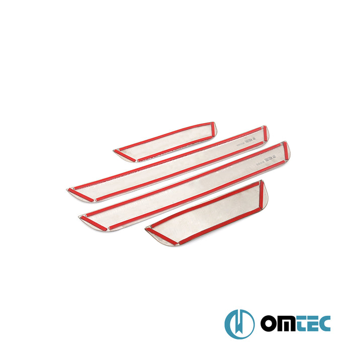 Line Kapı Eşiği 4 Prç. Paslanmaz Çelik - Kia Cee'D - HB 5D ED - (2006 - 2012)