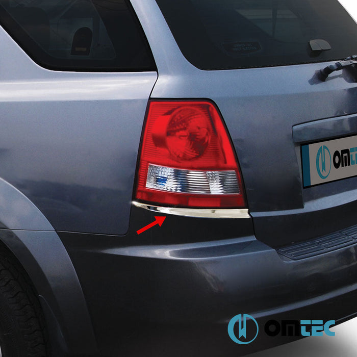 Stop Alt Çıtası 2 Prç. Paslanmaz (Parlak) - Kia Sorento - SUV BL - (2002 - 2009)