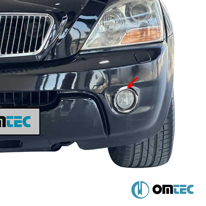 Sis Farı Cercevesi 2 Prç. P.Çelik - Kia Sorento - SUV BL - (2002 - 2009)