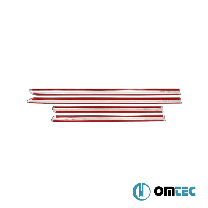 Yan Kapı Çıtası 4 Prç. Paslanmaz Çelik (Parlak) - Kia Sorento - SUV XM - (2009 - 2014)