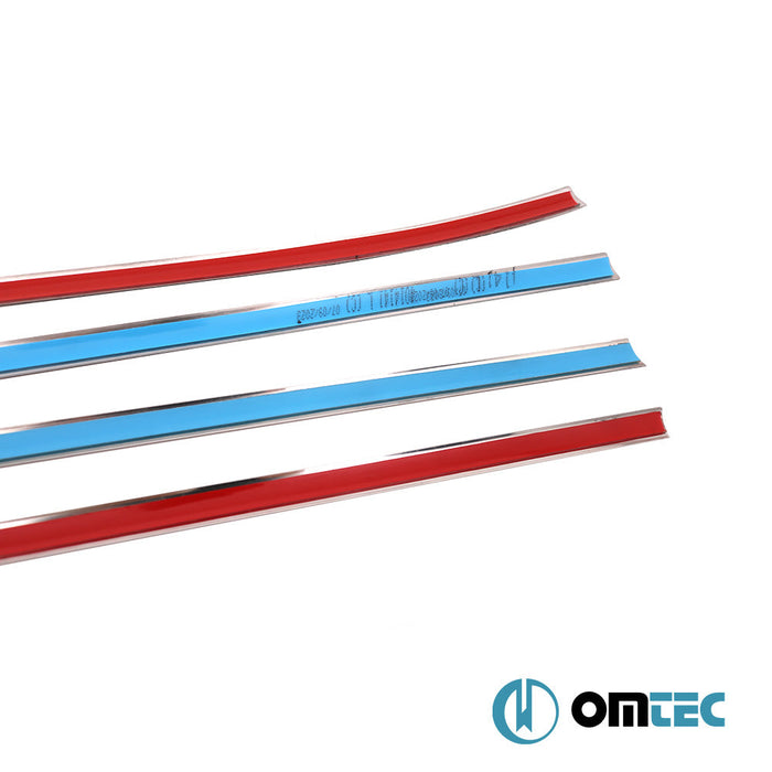 Cam Çıtası 4 Prç. Paslanmaz Çelik (Parlak) - Kia Cee'D - HB 5D ED FL - (2006 - 2012)