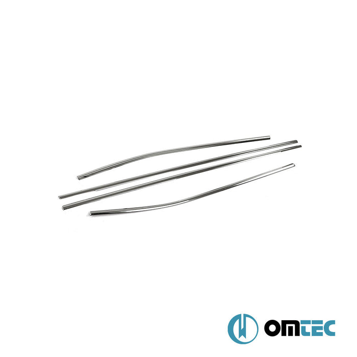 Cam Çıtası 4 Prç. Paslanmaz Çelik (Parlak) - Hyundai İx20 - MPV OJ - (2010 - 2019)