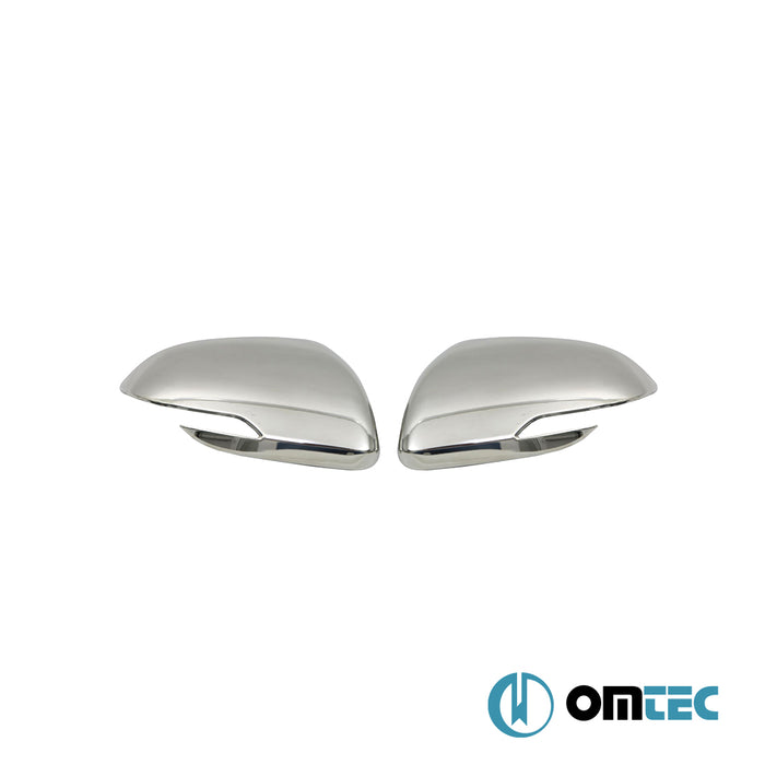 Ayna Kapağı 2 Prç. (Sinyalli) Paslanmaz Çelik - Kia Rio - HB 5D YB/SC -  (2017 - )