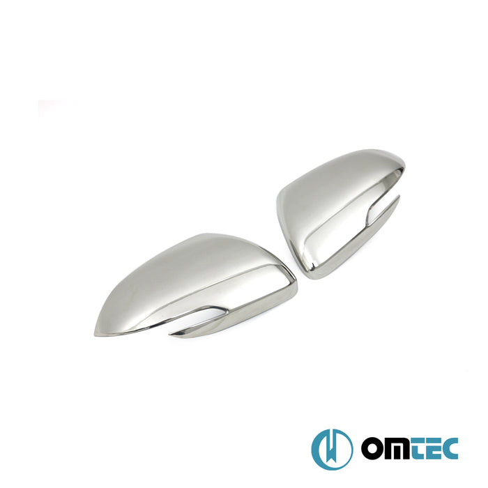 Ayna Kapağı 2 Prç. (Sinyalli) Paslanmaz Çelik - Kia Rio - HB 5D YB/SC -  (2017 - )