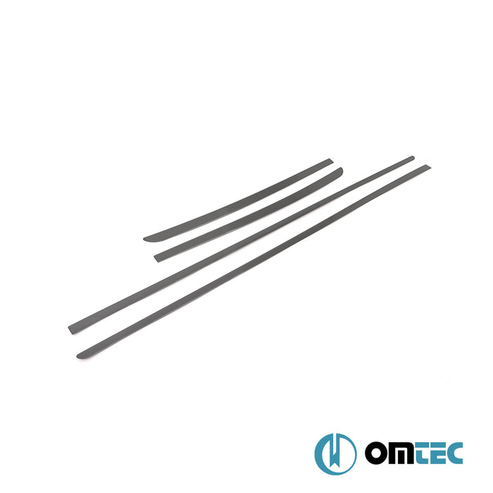 Yan Kapı Çıtası 4 Prç. Paslanmaz Çelik (Siyah - Taşlı) - Kia Ceed - HB 5D CD - (2018 - )