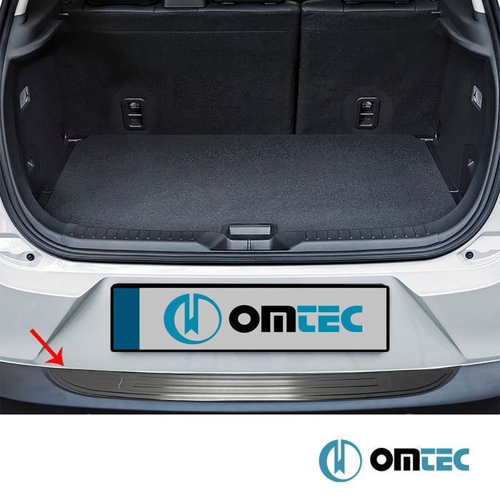 Arka Tampon Eşiği Paslanmaz Çelik (Siyah - Taşlı) - Mazda Cx - 3 - SUV DK - (2015 - )