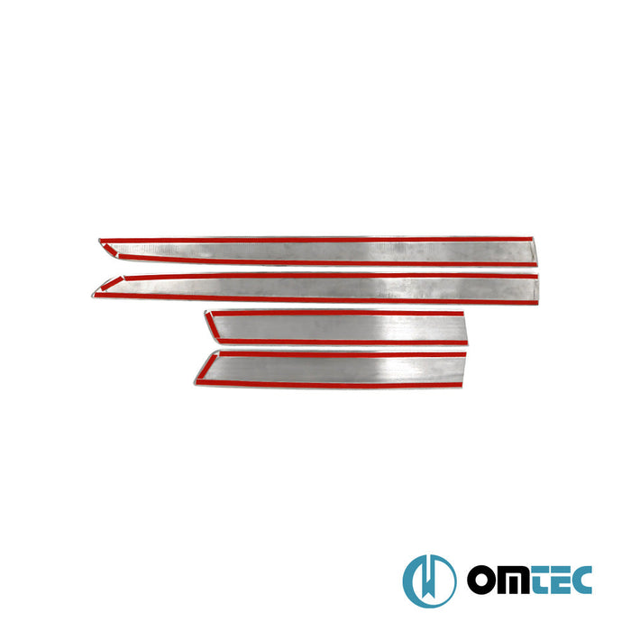 Yan Kapı Çıtası 4 Prç. Paslanmaz Çelik (Parlak) - Mazda Cx - 3 - SUV DK - (2015 - )