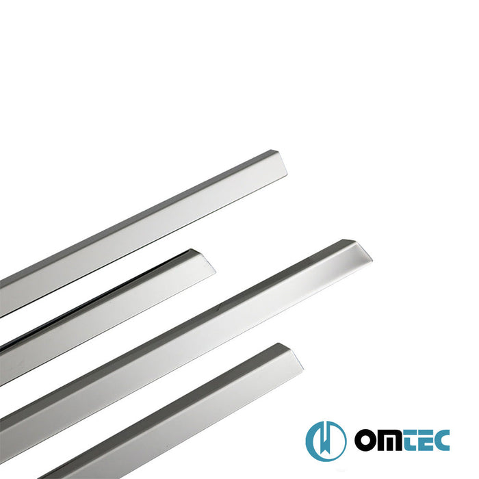 Cam Çıtası 4 Prç. Paslanmaz Çelik (Parlak) - Mercedes - Benz M - Class - SUV W163 - (1997 - 2005)