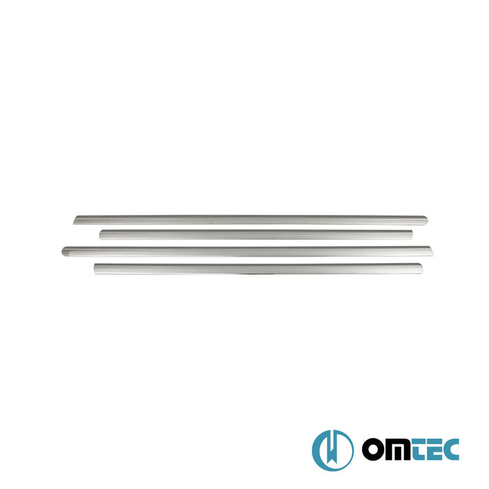 Cam Çıtası 4 Prç. Paslanmaz Çelik (Parlak) - Mercedes - Benz C - Class - SD W203 - (2001 - 2007)