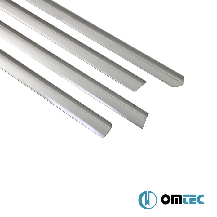 Cam Çıtası 4 Prç. Paslanmaz Çelik (Parlak) - Mercedes - Benz C - Class - SD W203 - (2001 - 2007)