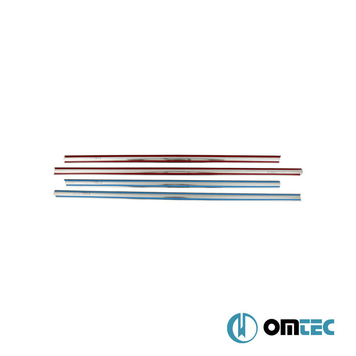 Cam Çıtası 4 Prç. Paslanmaz Çelik (Parlak) - Mercedes - Benz C - Class - SD W203 - (2001 - 2007)