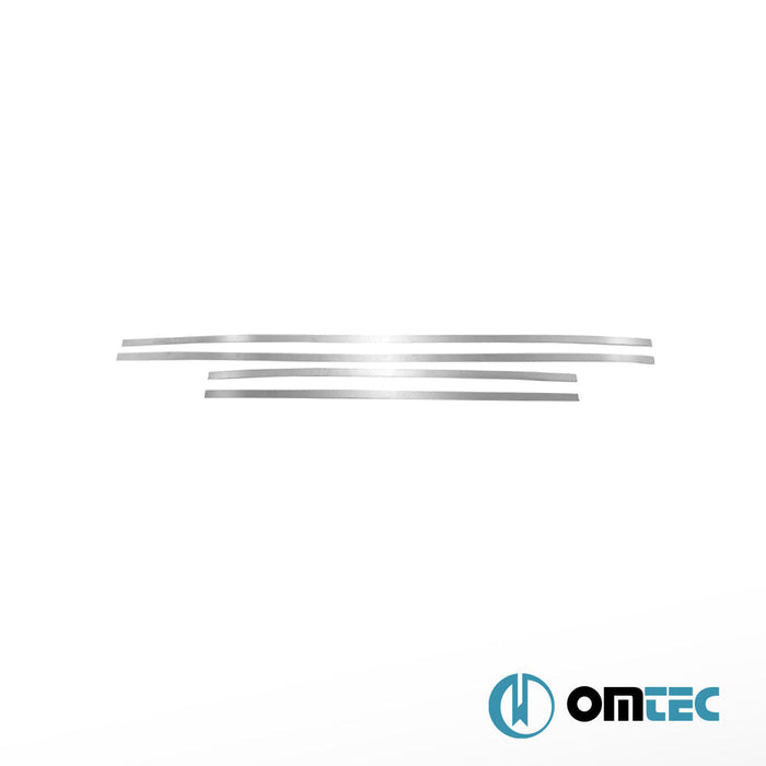 Kapı Eşiği Dekor Çıtası 4 Prç. Paslanmaz Çelik - Mercedes - Benz 190 - SD W201 - (1982 - 1993)