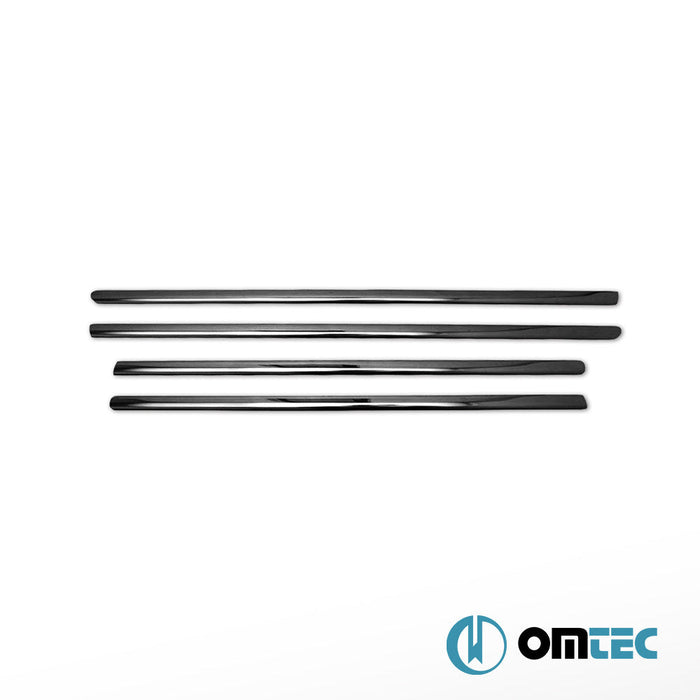 Cam Çıtası 4 Prç. Paslanmaz Çelik (Siyah) - Mercedes - Benz M - Class - SUV W164 - (2006 - 2011)