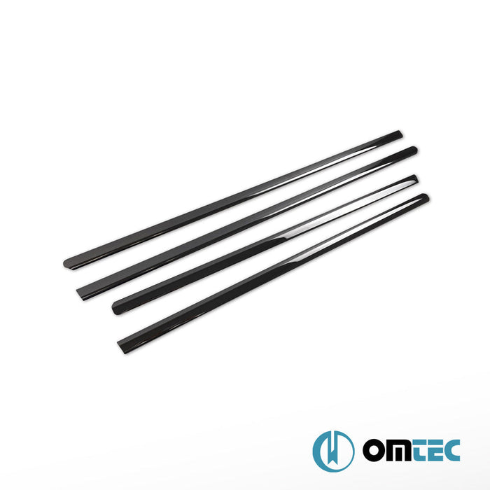 Cam Çıtası 4 Prç. Paslanmaz Çelik (Siyah) - Mercedes - Benz M - Class - SUV W164 - (2006 - 2011)