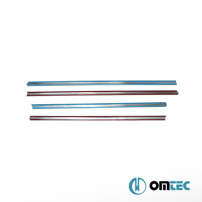 Cam Çıtası 4 Prç. Paslanmaz Çelik (Siyah) - Mercedes - Benz M - Class - SUV W164 - (2006 - 2011)