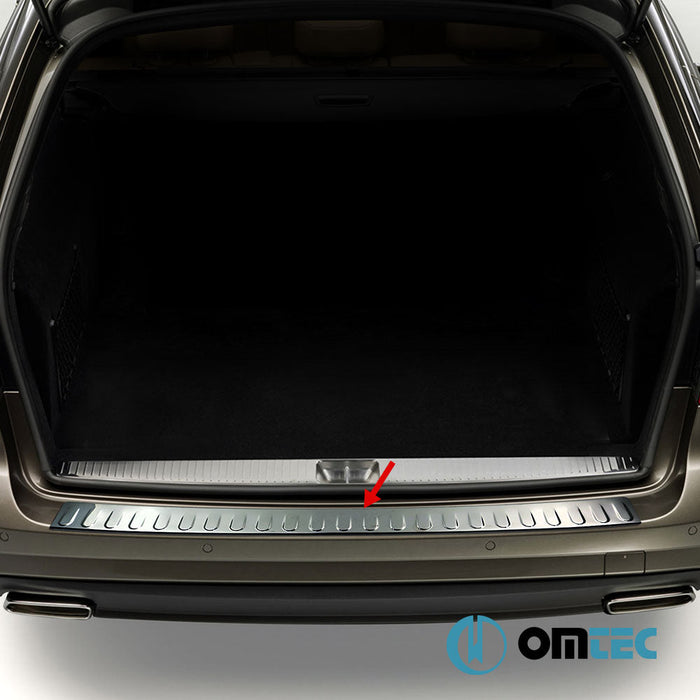 Arka Tampon Eşiği Paslanmaz Çelik (Parlak) - Mercedes - Benz E - Class - SW S212 PRE - FL - (2010 - 2013)