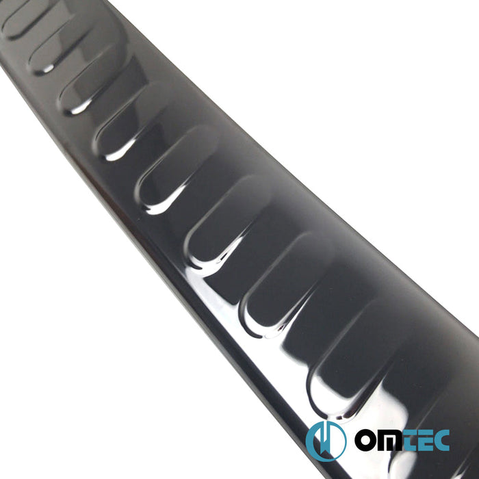 Arka Tampon Eşiği Paslanmaz Çelik (Siyah) - Mercedes - Benz E - Class - SW S212 PRE - FL - (2010 - 2013)