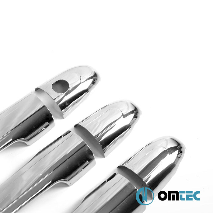 Kapı Kolu 3 Kapı 6 Prç. (H1) Paslanmaz Çelik (Parlak) - Mercedes - Benz Vito - VAN W639 - (2003 - 2014)