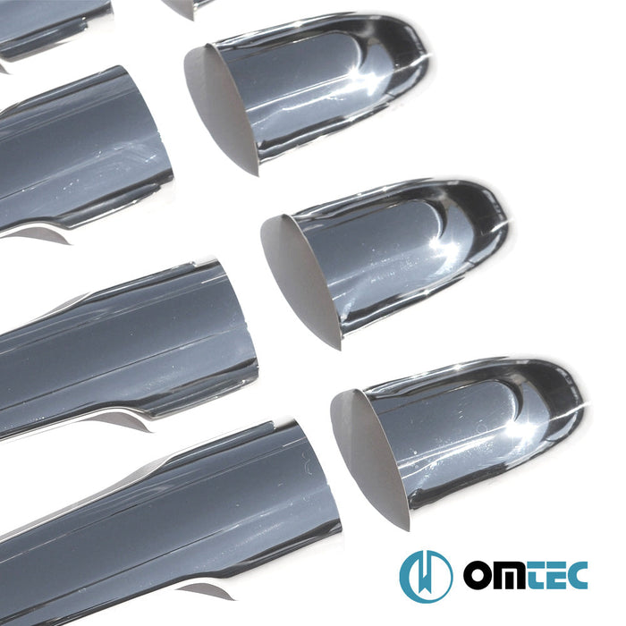 Kapı Kolu 4 Kapı 8 Prç. (H1) Paslanmaz Çelik (Parlak) - Mercedes - Benz Vito - VAN W639 - (2003 - 2014)