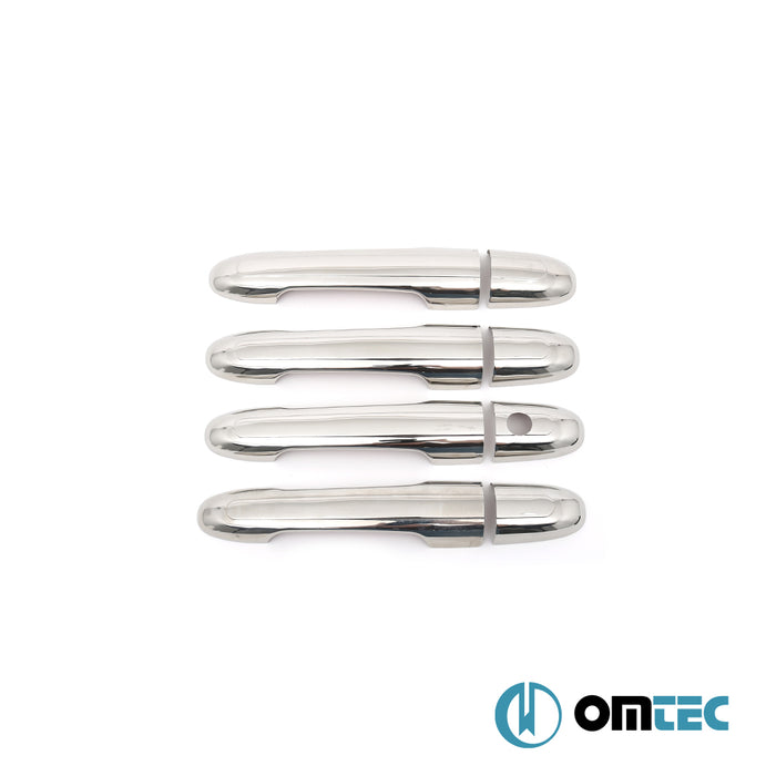 Kapı Kolu 4 Kapı (+ Kare Delik) Paslanmaz Çelik - Mercedes - Benz Vito - VAN W639 - (2003 - 2014)