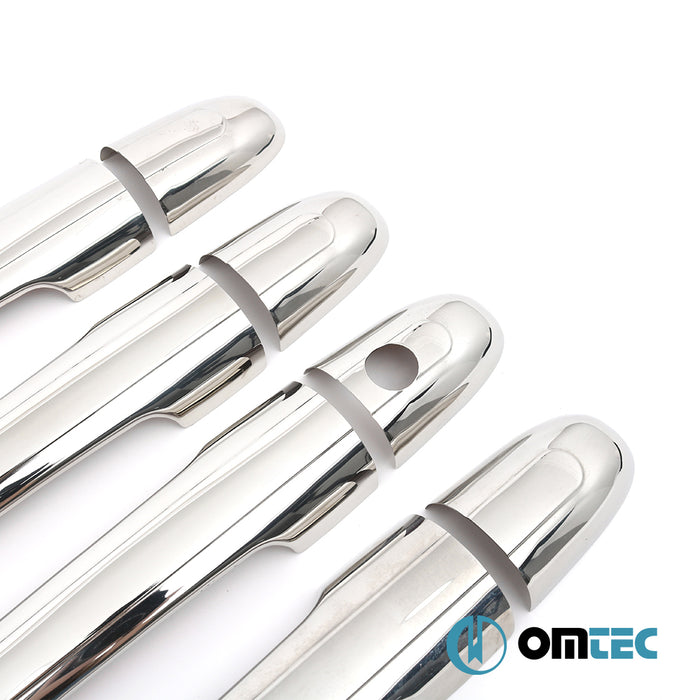 Kapı Kolu 4 Kapı (+ Kare Delik) Paslanmaz Çelik - Mercedes - Benz Vito - VAN W639 - (2003 - 2014)