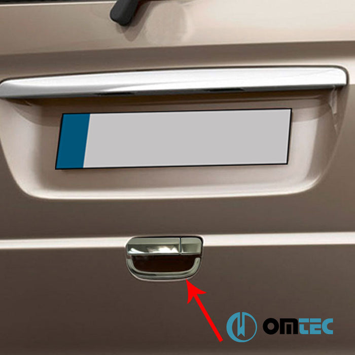 Bagaj Açma (Tek Kapı) 3 Prç. (Siyah) P.Çelik - Mercedes - Benz Viano - VAN W639 - (2003 - 2014)