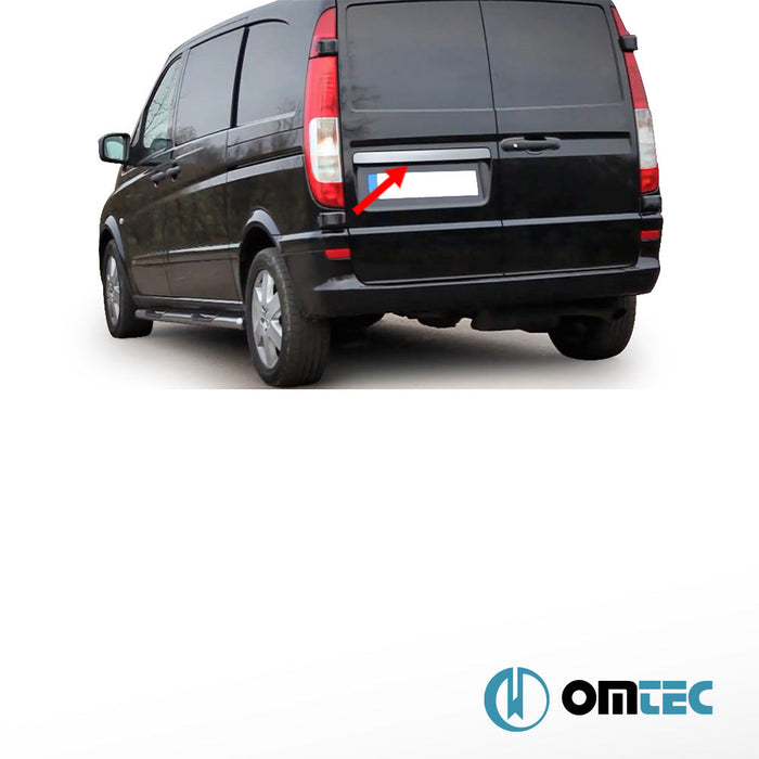 Line Bagaj Çıtası Paslanmaz Çelik (Parlak) (Çift Kapı) - Mercedes - Benz Vito - VAN W639 - (2003 - 2014)
