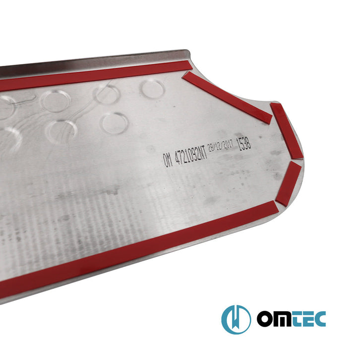 Norm Kapı Eşiği 4 Prç. Paslanmaz Çelik (Taşlı) - Mercedes - Benz Vito - VAN W639 - (2003 - 2014)