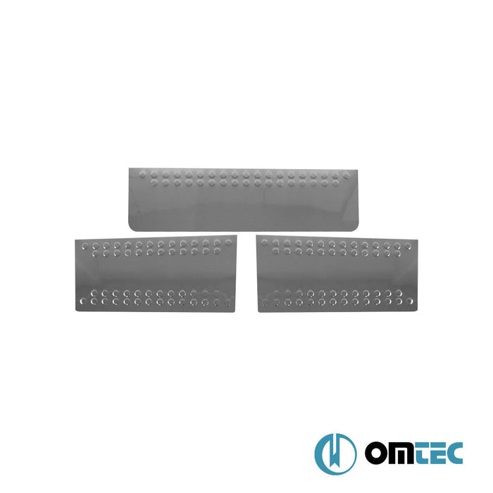 Norm Kapı Eşiği 3 Prç. Paslanmaz Çelik (Parlak) - Mercedes - Benz Sprinter - VAN W901 - (1995 - 2006)