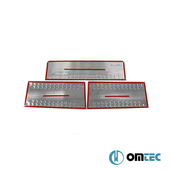 Norm Kapı Eşiği 3 Prç. Paslanmaz Çelik (Parlak) - Mercedes - Benz Sprinter - VAN W901 - (1995 - 2006)